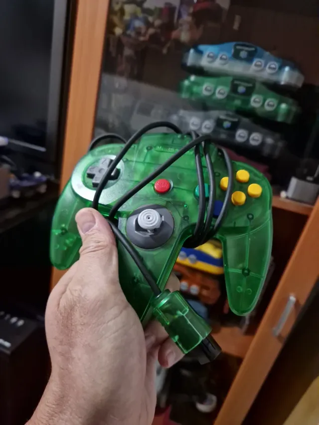 Nintendo 64 Verde Translúcido + Mando