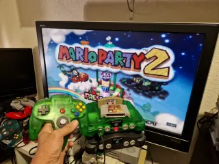 Nintendo 64 Verde Translúcido + Mando