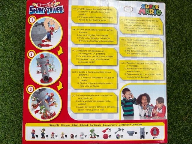 Lote 3 Juegos Super Mario: Shaky Tower, Hover