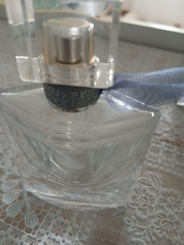 Frasco de perfume elegante vacío para collección