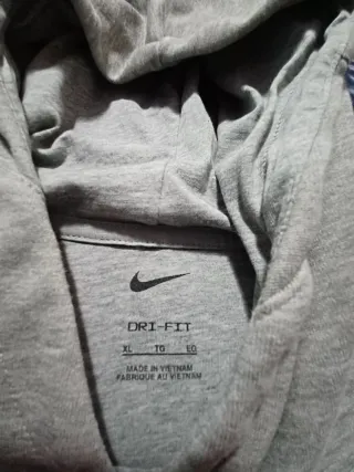 Sudadera Oficial FC Barcelona Basket Nike Gris