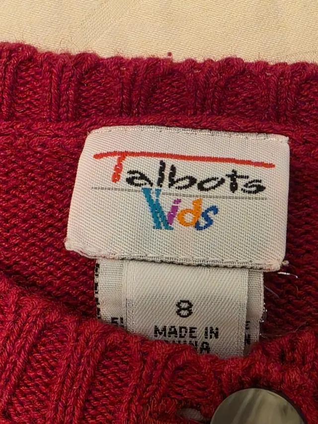 Cardigan Natale Bambina 8 Anni Ricamato