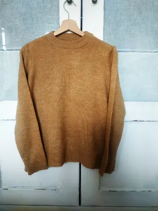 Jersey marrón de punto