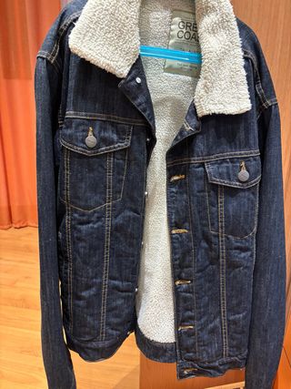 Cazadora vaquera Green Coast con borreguillo