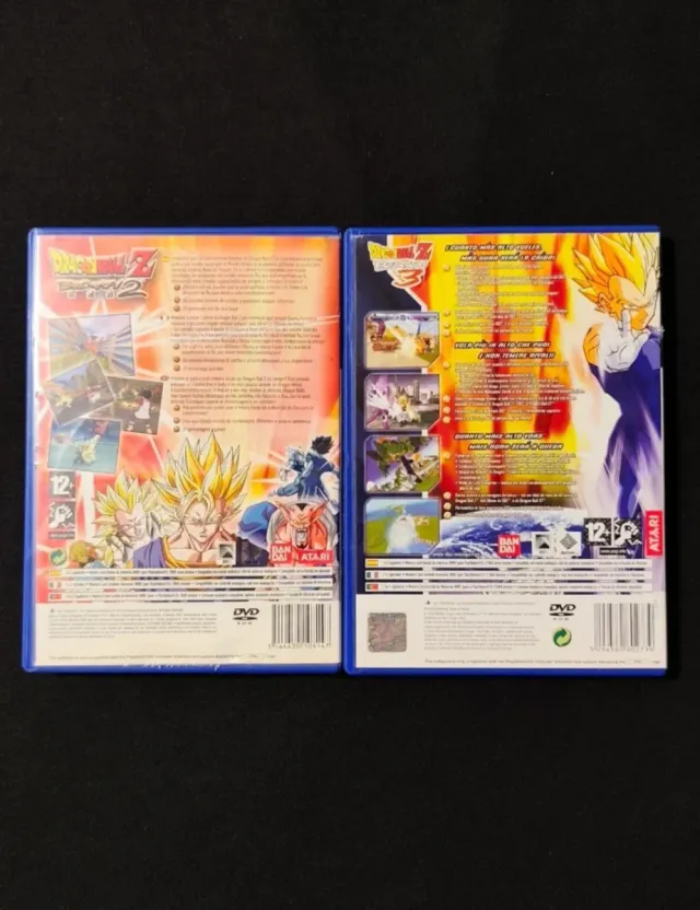 Lote Dragon Ball Z Budokai 2 + 3. PlayStation 2.