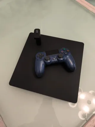 PS4 (Playstation 4) Azul + Mando