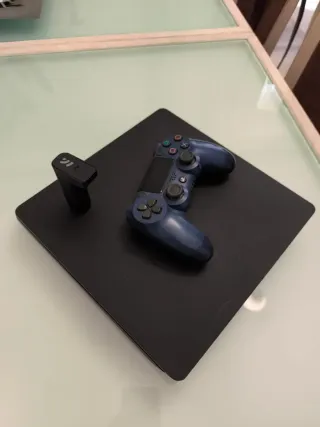 PS4 (Playstation 4) Azul + Mando