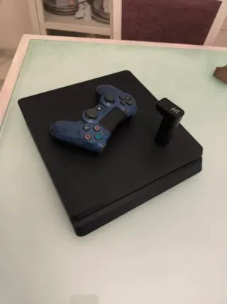PS4 (Playstation 4) Azul + Mando