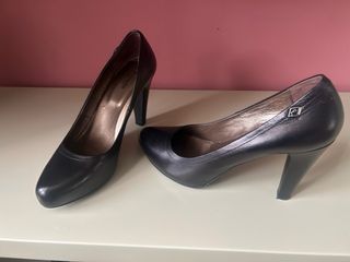 Scarpe Nero Giardini in pelle nera