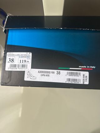 Scarpe Nero Giardini in pelle nera