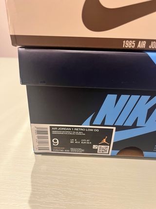 Nike Air Jordan 1 low og “obsidian”