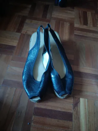 Sandalias negras talla 38