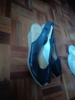 Sandalias negras talla 38