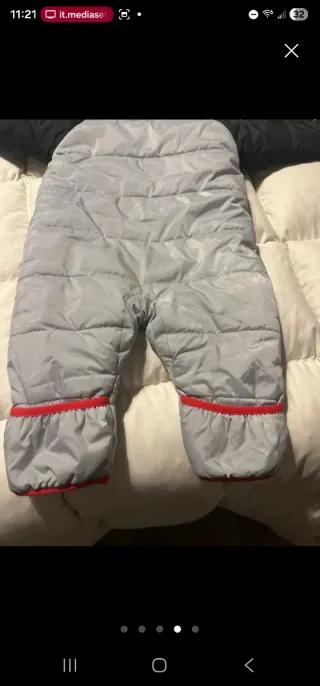 Tuta neve Converse bimbo 12 mesi