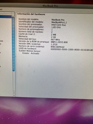 MacBook Pro 1.1 - 2006