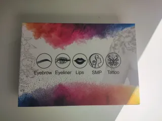 Kit Micropigmentação Dermógrafo MOKOHOA Preto/Dour