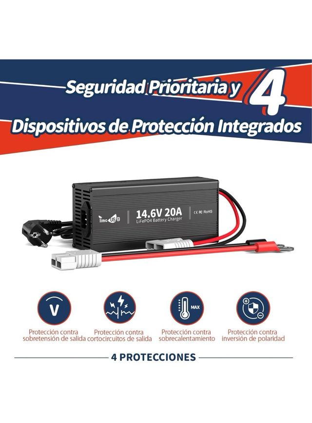 Cargador Batería LiFePO4 14.6V 20A