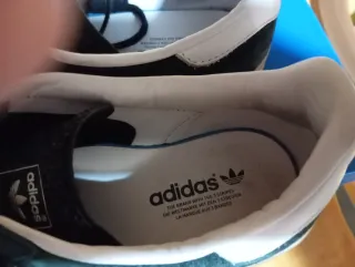 Zapatillas Adidas Gazelle Mujer Negras Blancas