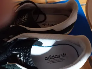 Zapatillas Adidas Gazelle Mujer Negras Blancas