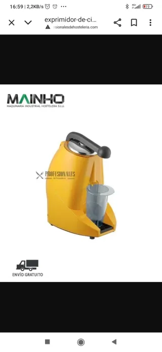 Exprimidor Cítricos Industrial Mainho ACID-2