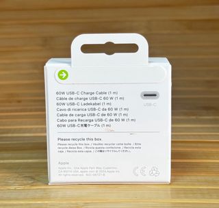 Cable Carga USB-C Apple 60W 1m