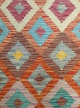 Tappeto Kilim afgano 198x150 cm lana