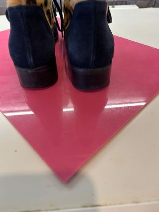 Botines Piel/Ante Talla 39 ARTESANOS.