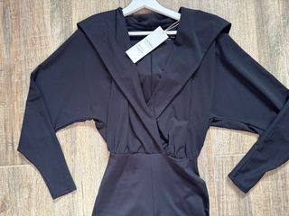 Mono Oysho S Nuevo Negro Comfortlux Mujer Capucha