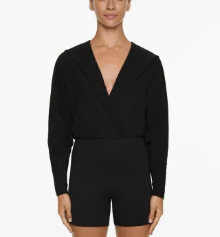 Mono Oysho S Nuevo Negro Comfortlux Mujer Capucha