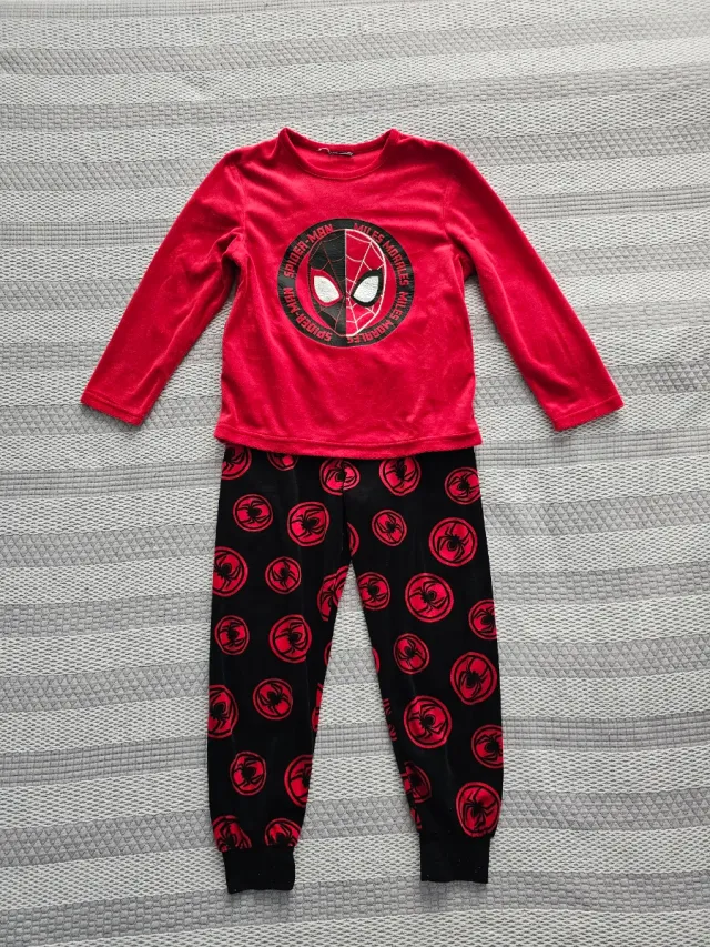 Pijama manga larga niño felpa gordito Spiderman