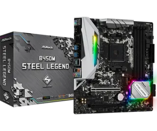 Placa Base ASRock B450M Steel Legend