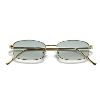 Occhiali da sole PANTHOS oro e verdi