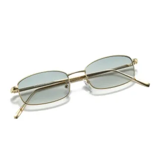 Occhiali da sole PANTHOS oro e verdi