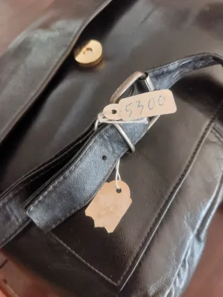 Bolso Cuero Genuino Artesanal Español Vintage