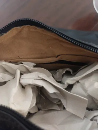 Bolso Cuero Genuino Artesanal Español Vintage