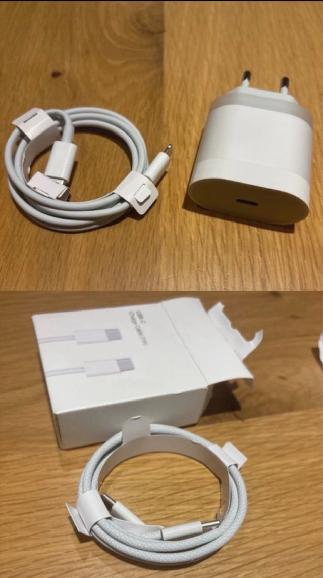 Cargador Apple iPhone + Cable USB-C