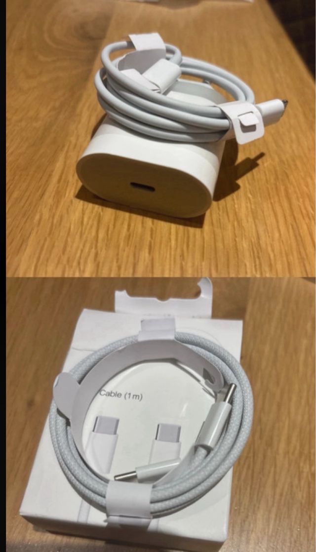 Cargador Apple iPhone + Cable USB-C