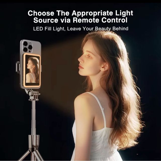 Pantalla Monitor Selfie con Luz y Sonido