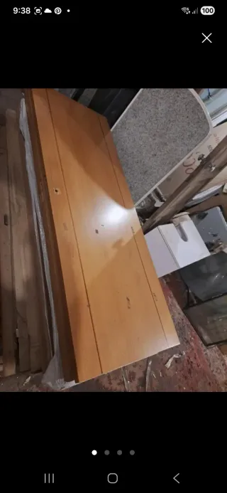 Puerta madera maciza nueva