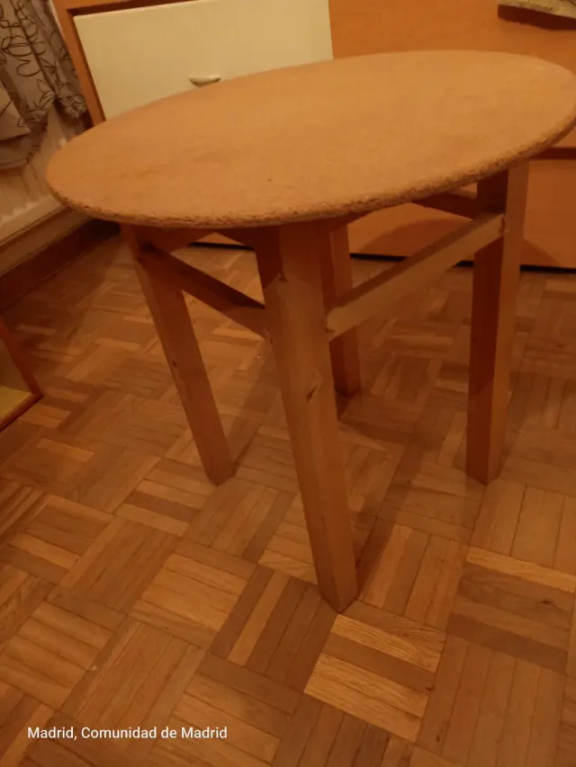 Mesa camilla redonda pequeña