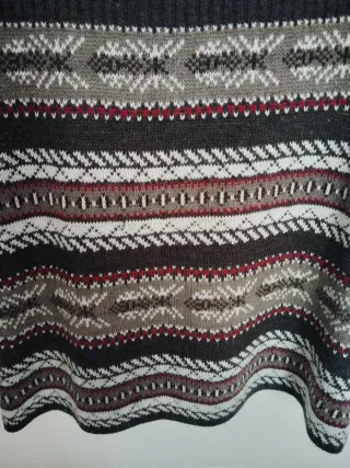 Vestido de punto estampado