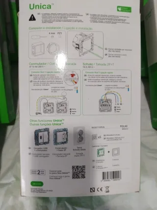 Lote de 10 pak 5 Enchufes Schneider Unica 50 ni