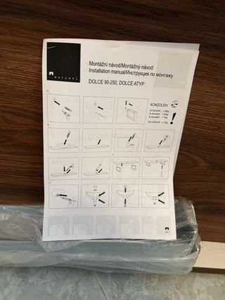 Mueble natural para lavabo Roble Charleston