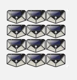 12 Luci Solari LED con Sensore Movimento