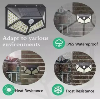 12 Luci Solari LED con Sensore Movimento