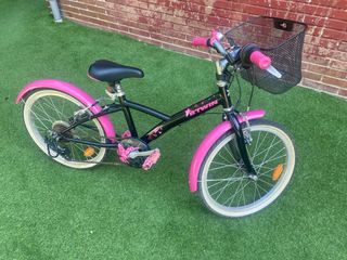 Bicicleta BTWIN 500 20’ Rosa/Negra