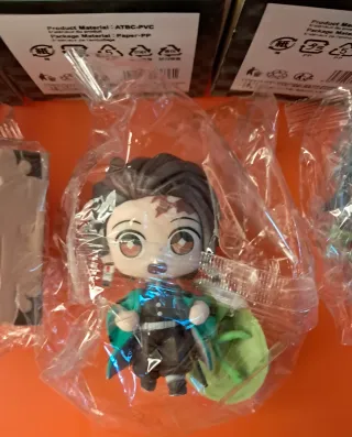 Set 4 Mini Action Figure Demon Slayer Birth Flower