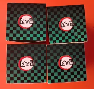 Set 4 Mini Action Figure Demon Slayer Birth Flower