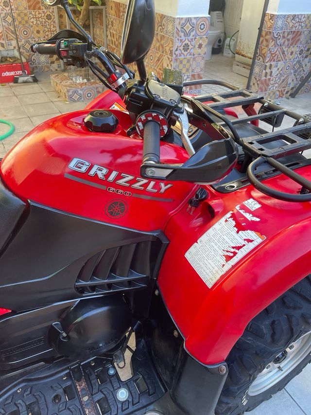 Yamaha Grizzly 660 4x4 Rojo