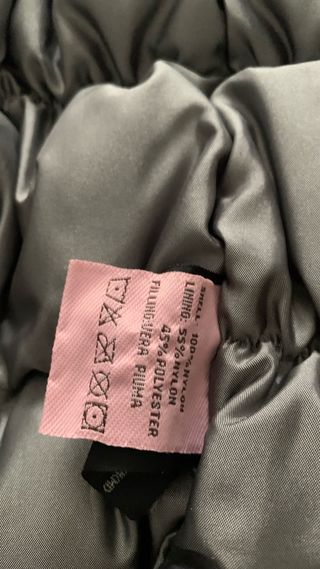 Plumífero tipo bomber marrón